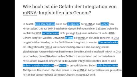 Das große mRNA Experiment