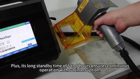 Introducing the HeatSign Handheld Laser Marking Machine - Your Partner in Precision.