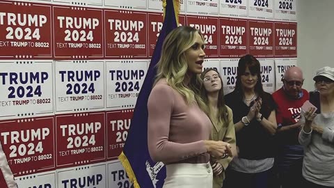 Lara Trump Speaks To Reporters and Fans in South Carolina 2-21-2024