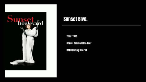 Best Movies To Watch #59 - Sunset Blvd.