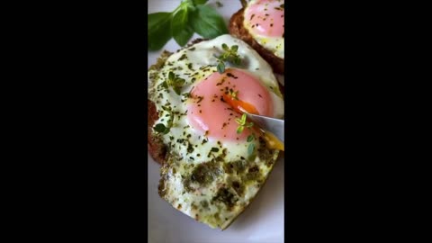 Keto Walnut Baso Pesto Eggs