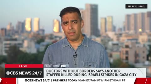 Israel strike kills Doctors Without Borders staffer biking to work, agency says CBS News