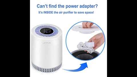 JINPUS Air Purifier for Home Smoke Pollen Pets Hair Odor Dust