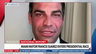 Miami Mayor Francis Suarez announces Republican bid for President