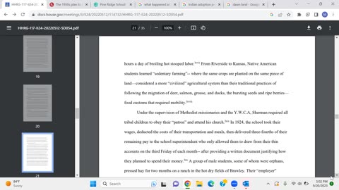 INDOCTRINATION OF AMERICAN INDIANS: "OUTING PROGRAM" TRAFFICKING OF NATIVE AMERICANS IN CA EP7