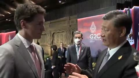 China's Xi HUMILIATES Trudeau on camera at G20 for "leaking" conversation