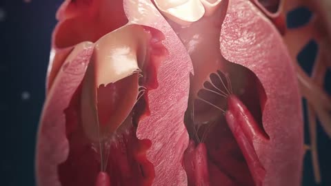 Human heart anatomy (3d medical animation