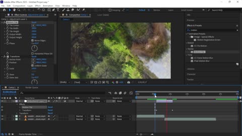 Adobe After Effects – How to Create Spin Transition