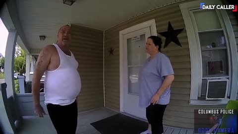 BODYCAM: Man Loses His Cool At Police Over Neighbor's Trash