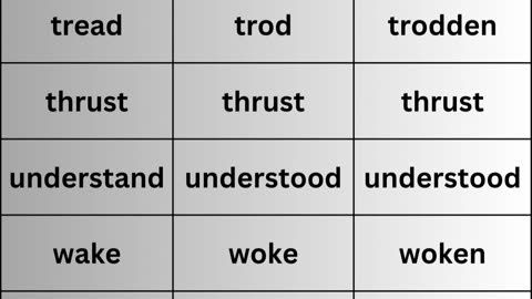 Irregular verbs 9