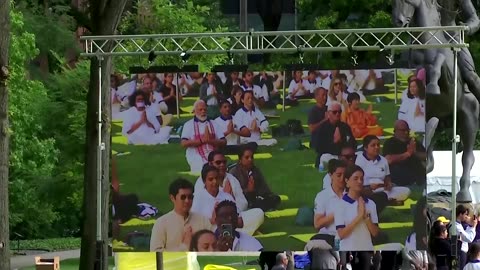 Modi speaks at UN Yoga Day event