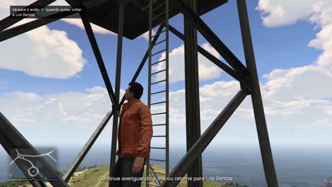 How to fall from a 60ft tower GTA online