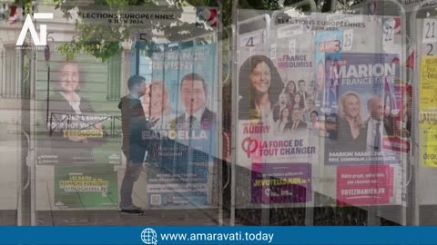 Le Pen's National Rally Surges in French Elections, Macron in Trouble | Amaravati Today