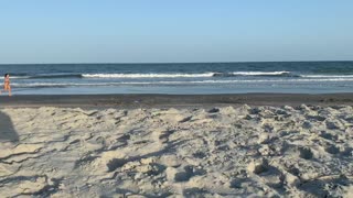 60 Second Vacation: Sitting on the beach late evening