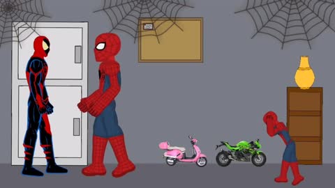 Spider man vs Superman Funny Animation - Drawing Cartoons 2