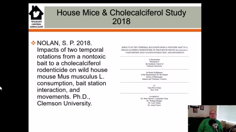 A House Mouse Control Strategy Using Organic Cholecalciferol and Non-Toxic Baits