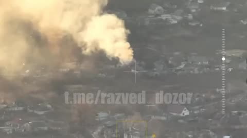 Russian Guided FAB-250 causes an Ukrainian ammo depot to explode in Kupyansk