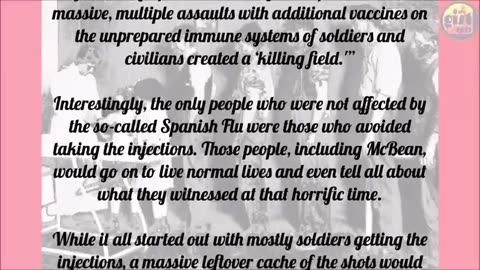 ONLY THE VAXED DIED DURING THE 1918 SPANISH FLU