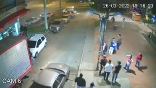 Cámara de seguridad grabó momento el atentado