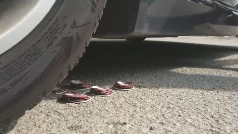 Crushing Crunchy & Soft Things by Car! EXPERIMENT CAR vs MARBLES CUBE