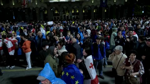 Thousands in Georgia protest 'foreign agent' bill