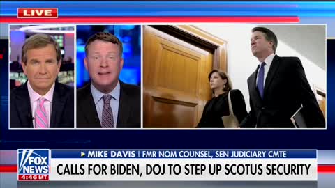 Davis to Fox News: There's a Double Standard with Capitol Hill Defending Supreme Court Justices