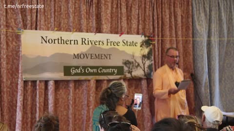 The Northern Rivers Free State Inaugural Meeting. Murwillumbah, Australia. 23rd April, 2023.