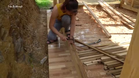 Craft Carpenter 30 Days BUILD LOG CABIN - How To Build Wooden House - OFF GRID | Ep.87