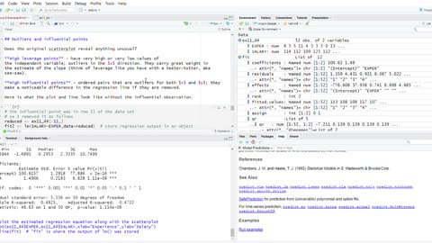 MATH 810 Simple Linear Regression in R