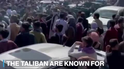 Afghans fearing for their lives overran Kabul’s airport.