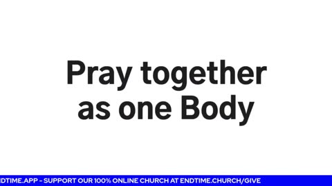 Pray together now