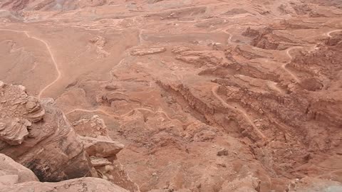 Moab Canyon, long trail recorded with a P900 Nikon. Wish I did this trail!