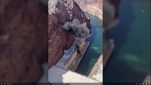 Explosion at Hoover Dam caught on video