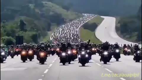 Police In Brazil Rally - They Will Never Force You To Stay Locked In Your Home