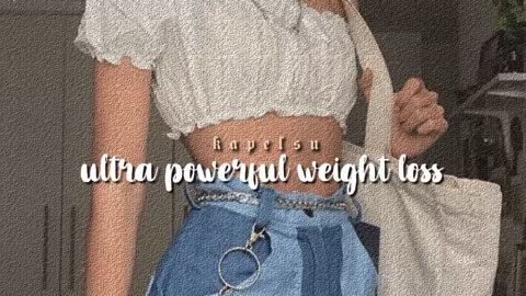 ੈ ultra powerful weight loss subliminal [listen once]