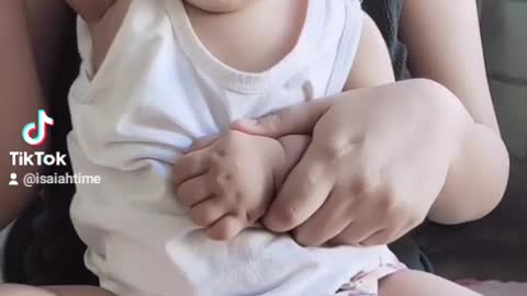 Baby tiktok dance