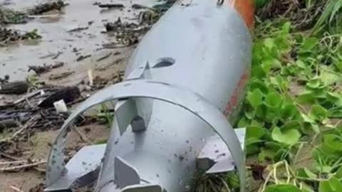 Myanmar residents found Indian torpedo on the beach