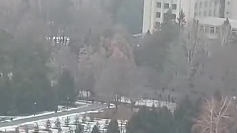 City Hall on Fire in Almaty - State of EMERGENCY declared in Kazakh capital