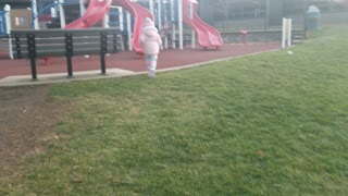 Stella at the playground