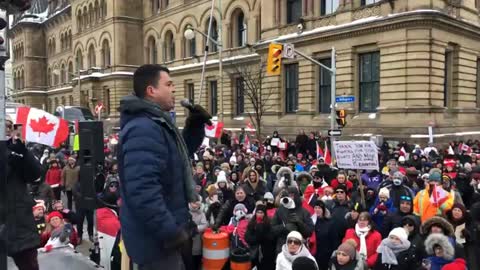 Doctor Paul Alexander Speaks at the Freedom Convoy in Ottawa Feb 6 2022