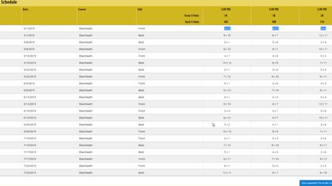 Advanced Scheduling - League Groups Playing on Opposite Sides