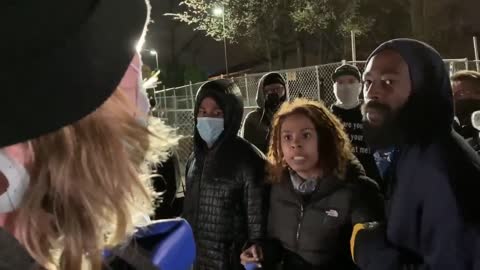 BLM Protesters Kick Out "White Ally" For Asking People Not To Throw Things At Cops