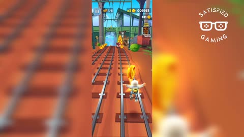 enjoy Subway surfer game #subwaysurfers #games