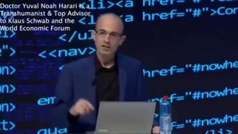 I present you the devil personified, Dr Yuval Noah Harari, top advisor to Mr Evil Schwab