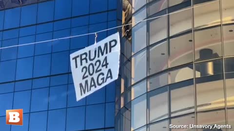 Street Artist Sabo Hangs ‘F*ck the FBI’ and ‘Trump 2024 MAGA’ Signs Around Los Angeles