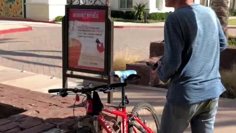 Leftie assaulting another person for wearing MAGA hat!!