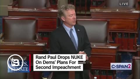 Rand Paul Drops TRUTH On Plans for Second Impeachment