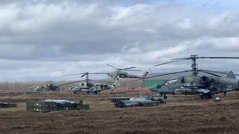 Combat use of the Mi-28N "Night Hunter" attack helicopter of the RF Armed Forces.