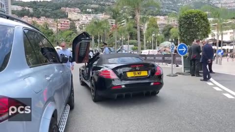 MONACO Billionaires Luxury Nightlife | $2.3 M TOURING SUPERLEGGERA & $1.5 M ASTON MARTIN VALOUR