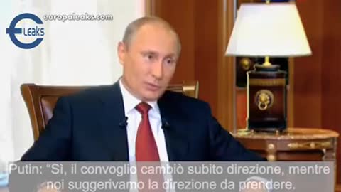 Intervista a Putin sul cambio di governo del 2014 et altro in Ukraina